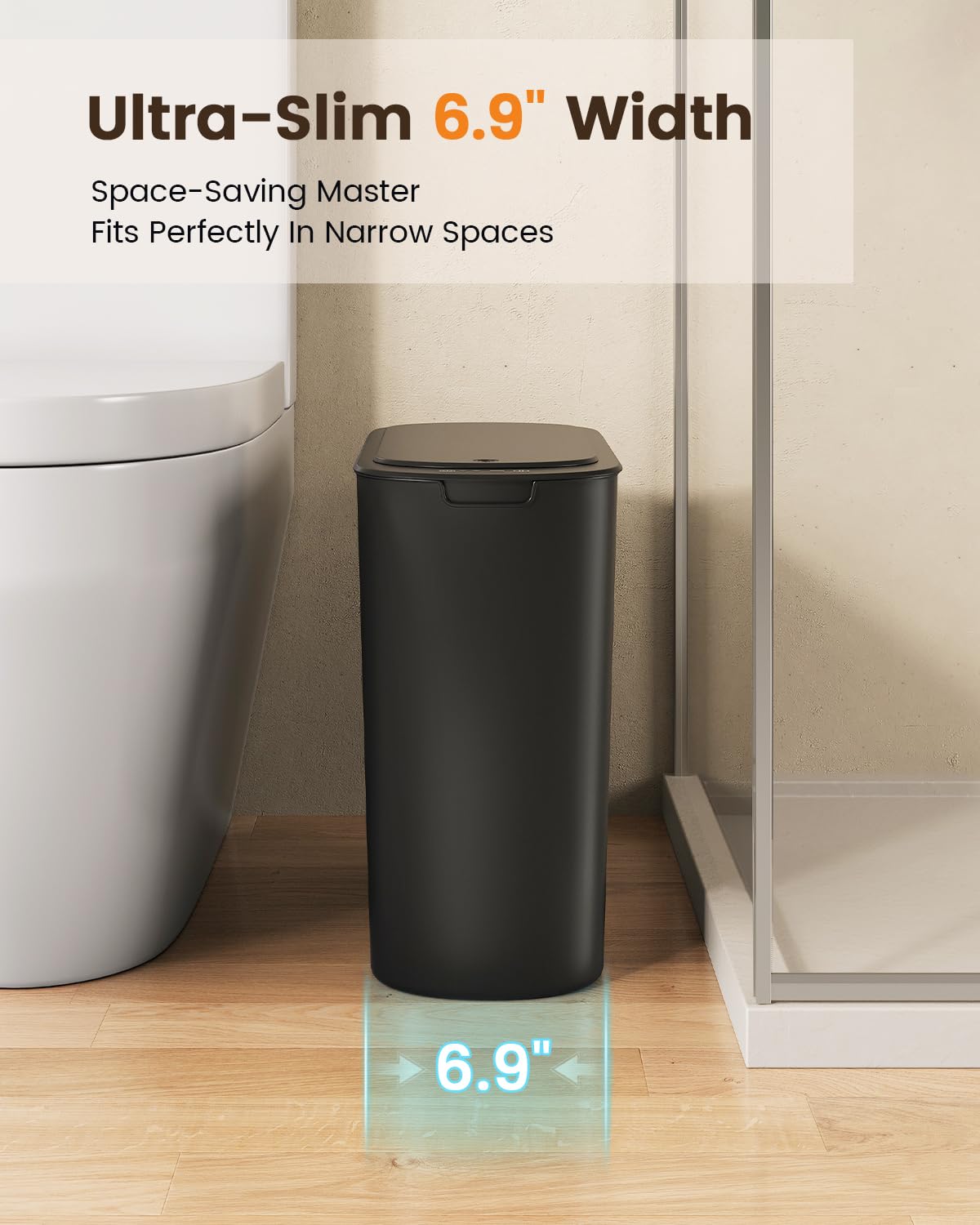 Detalle 2 de TIPGO 5-Gallon Motion Senor Trash Can ⚙