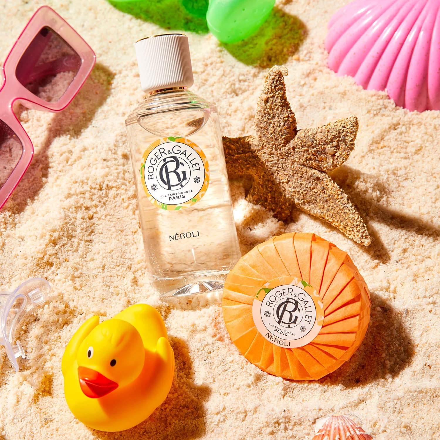 Detalle de Roger&Gallet Neroli Acqua Profumata di Benessere 100 ml: profumo luminoso e rilassante