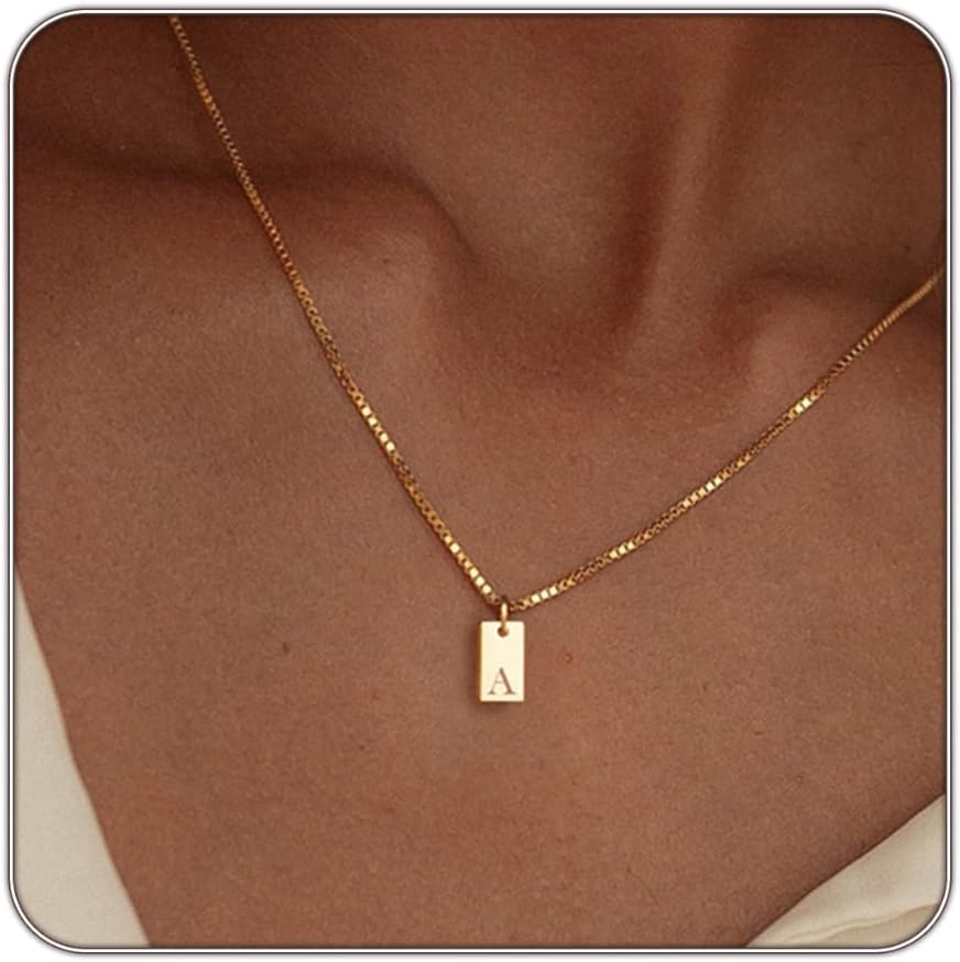 Thumbnail 6 de Initial Necklace, 16.5-Inch Chain