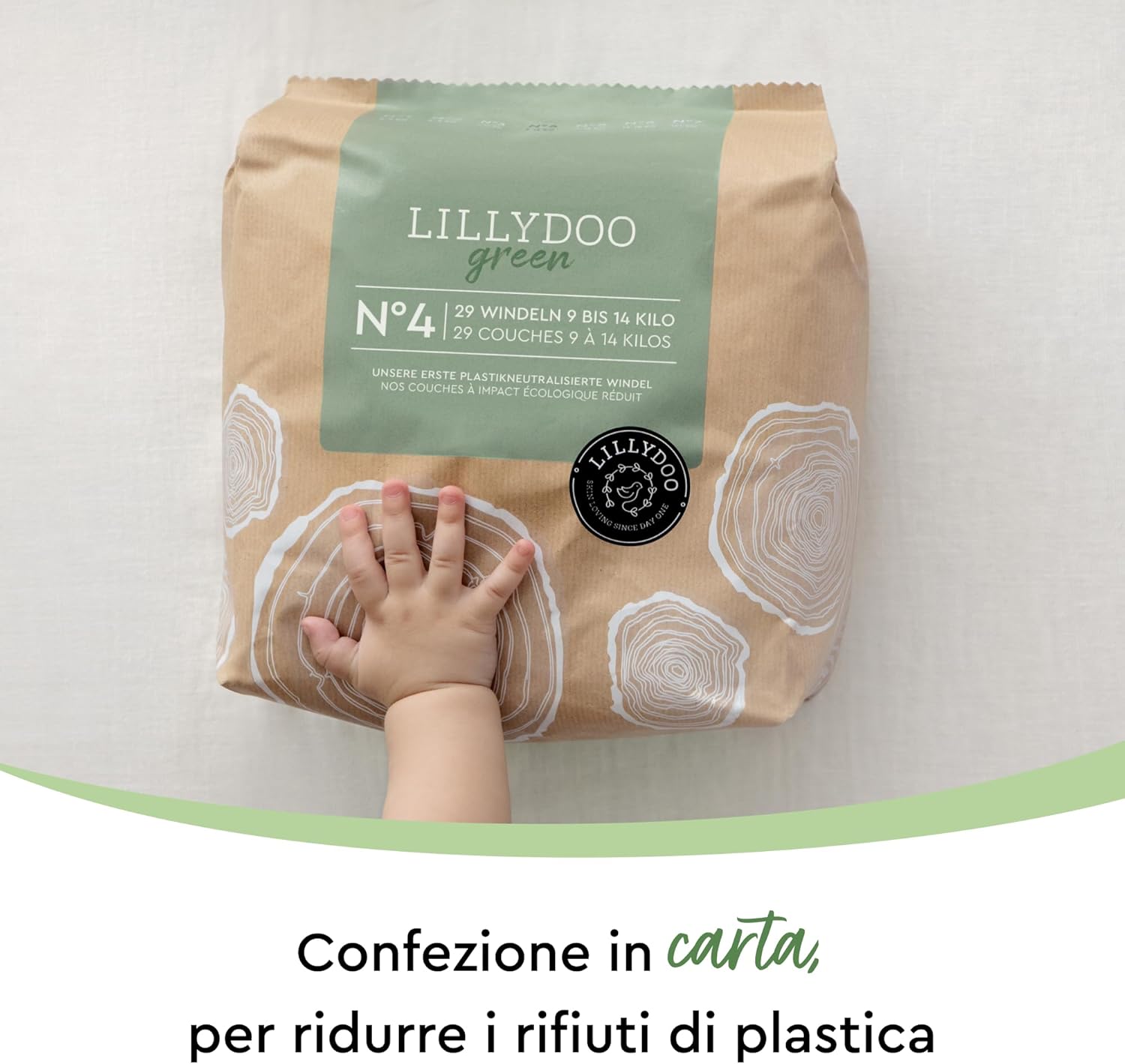 Thumbnail 3 de Pannolini a ridotto impatto ambientale LILLYDOO green, taglia 6 (13-18 kg) – 115 pezzi
