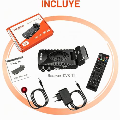 Thumbnail 5 de XILANHUA 2026 Mini Decodificador TDT HD DVB-T2 Receptor Digital Terrestre Full HD