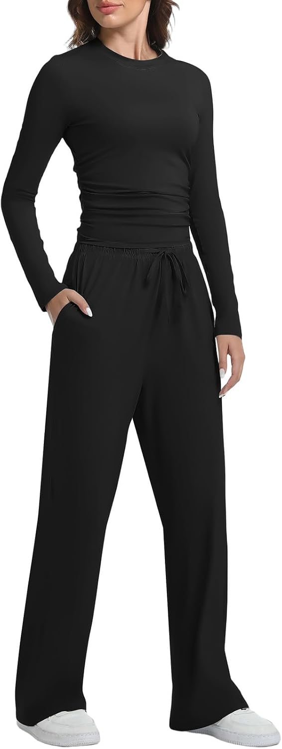 Detalle 1 de 2 Piece Women's Lounge Set Fall Outfits