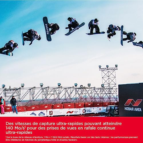 Detalle de SanDisk Extreme PRO Carte SDXC 256 Go – Vitesse jusqu'à 200 Mo/s, UHS-I, V30, 4K UHD