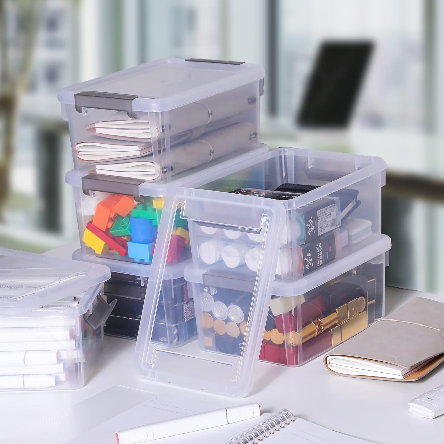Detalle 2 de Citylife 4-Pack Storage Bins 3.2 QT ⚙