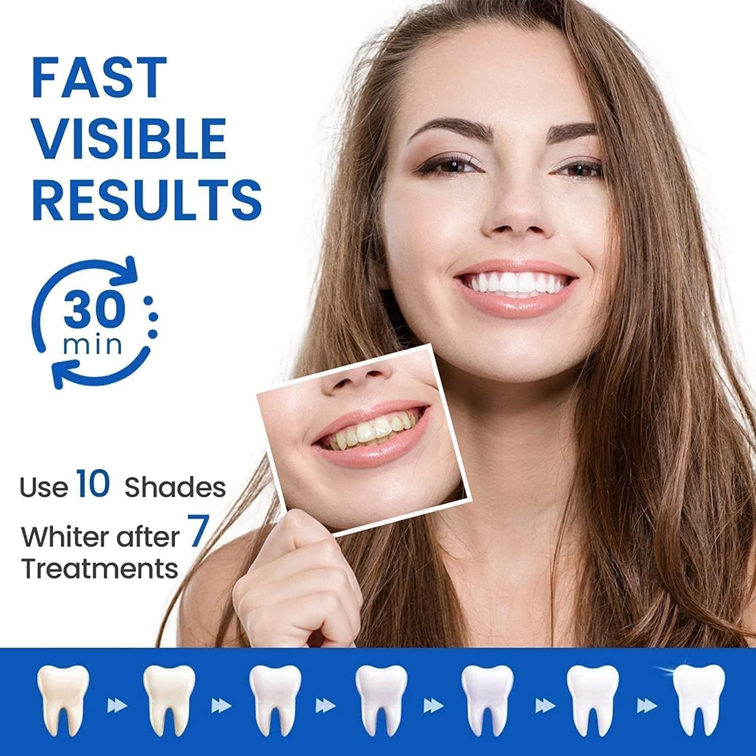 Detalle 1 de Blanqueador dental profesional 56 tiras