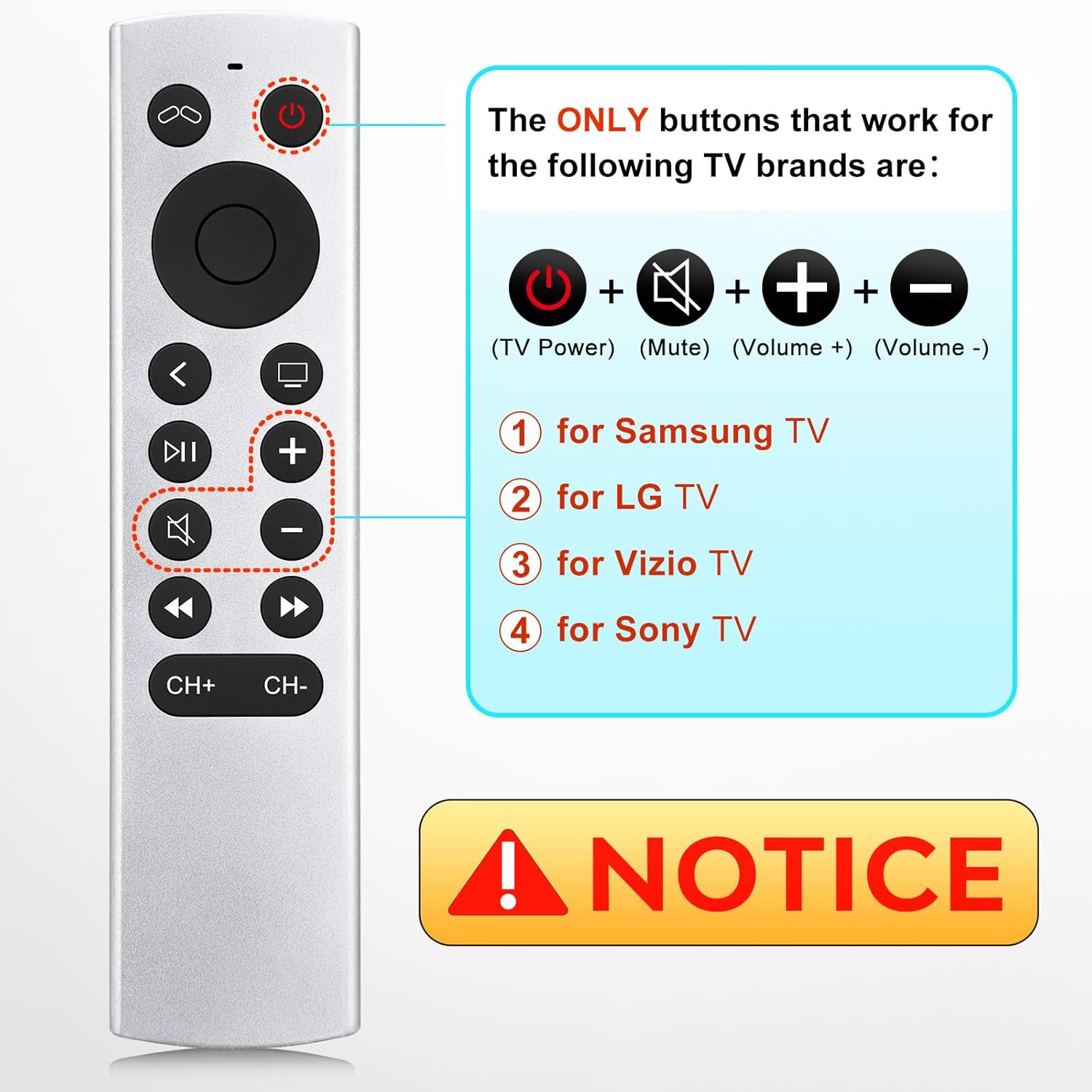 Thumbnail 1 de Remote für Apple TV Fernbedienung (ohne Siri & Sprache) – passend für Apple TV 4K/HD Modelle