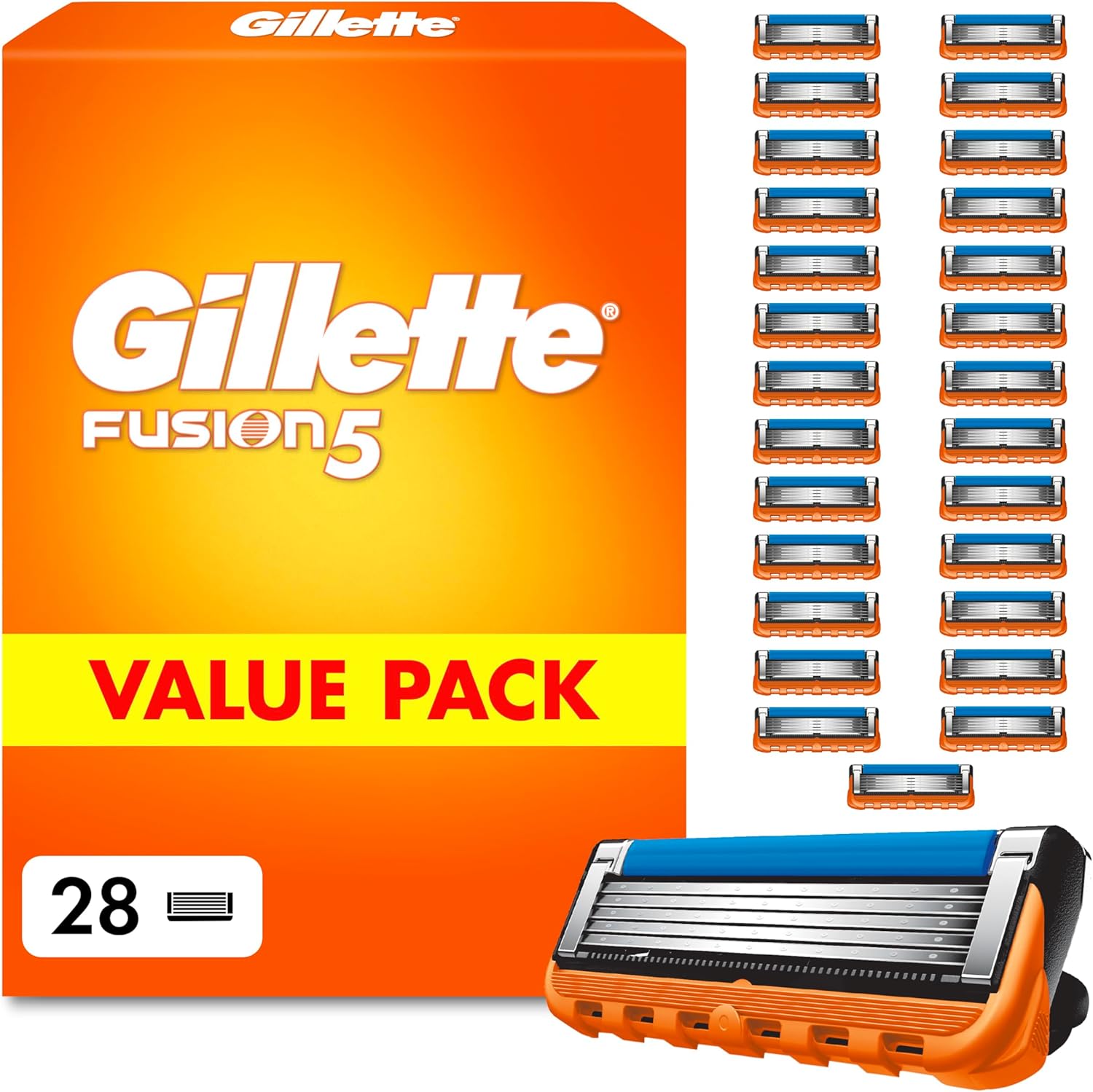 Detalle de Gillette Fusion5 Pack 28 recharges