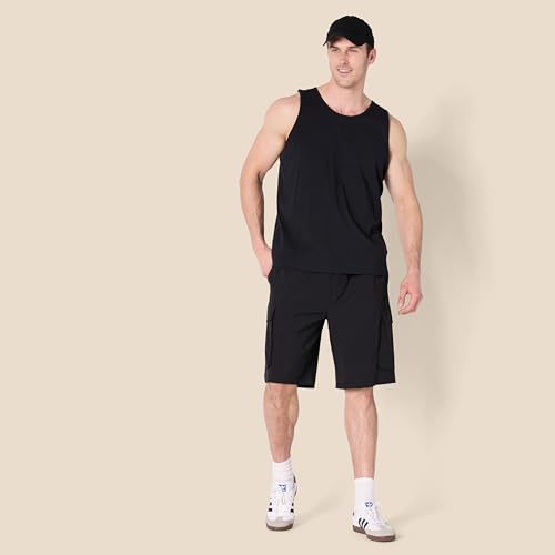 Detalle de Amazon Essentials Camiseta de Tirantes de Ajuste Normal para Hombre – Negro, M