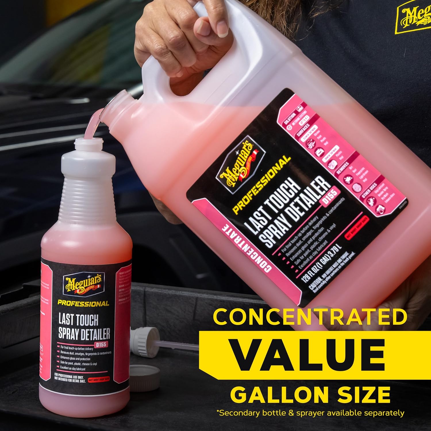 Thumbnail 5 de Meguiar's D15501 Last Touch Detailer Spray – Schnellreiniger, 3,78 L