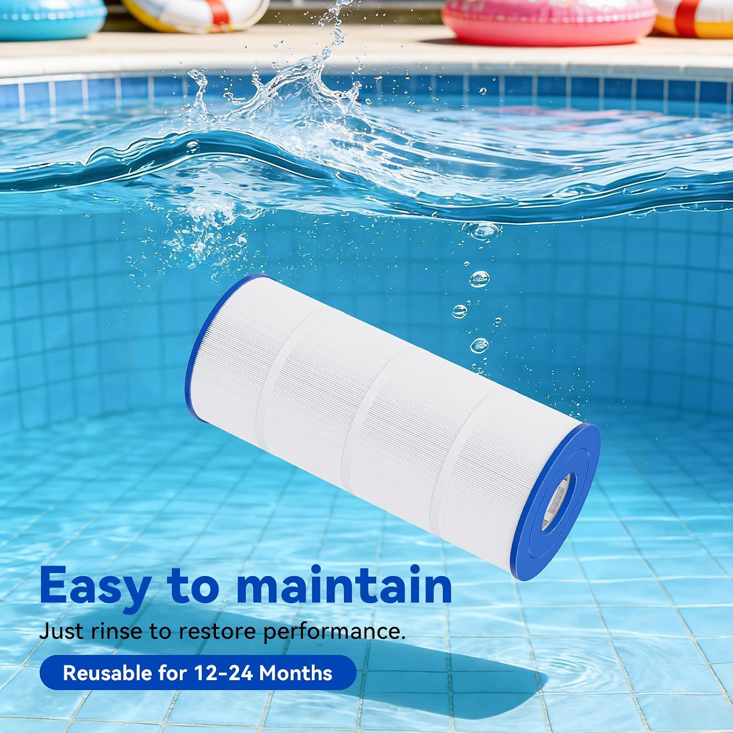 Thumbnail 6 de Hiioors pool filter cartridge 150 sq. ft.