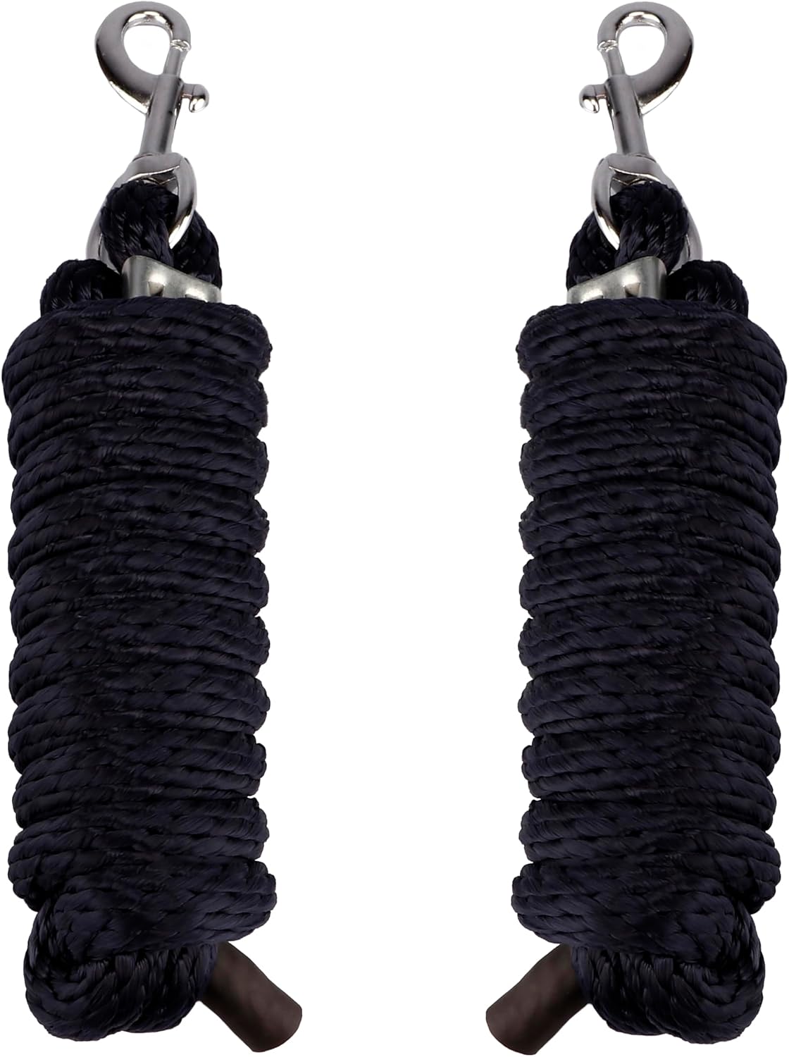 Thumbnail 6 de SIE Pack of 2 Solid Poly Lead Rope for Horse and Livestock, 8 ft (Orange)