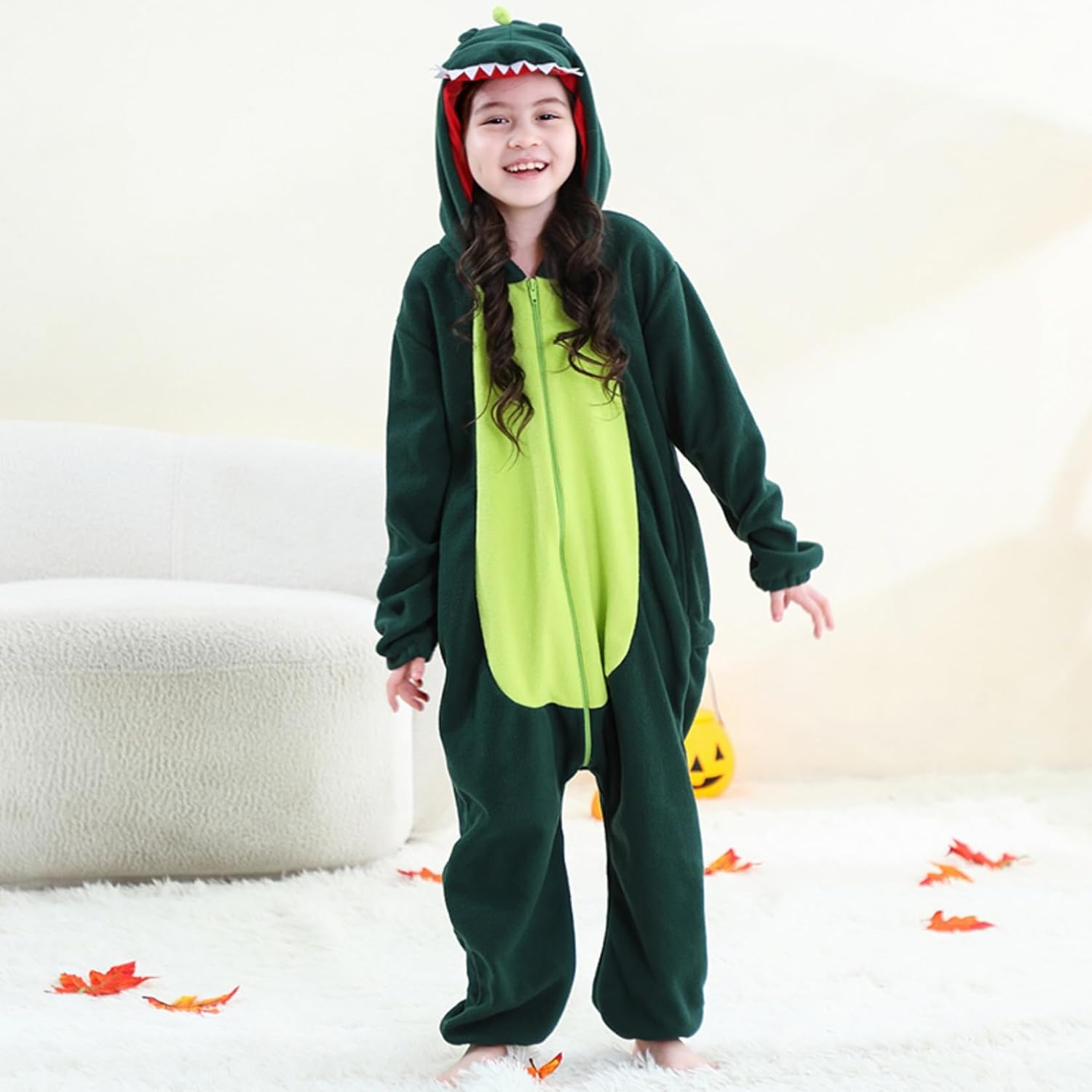 Detalle de CarRivb Kids Onesie Tier Kostüm mit Kapuze