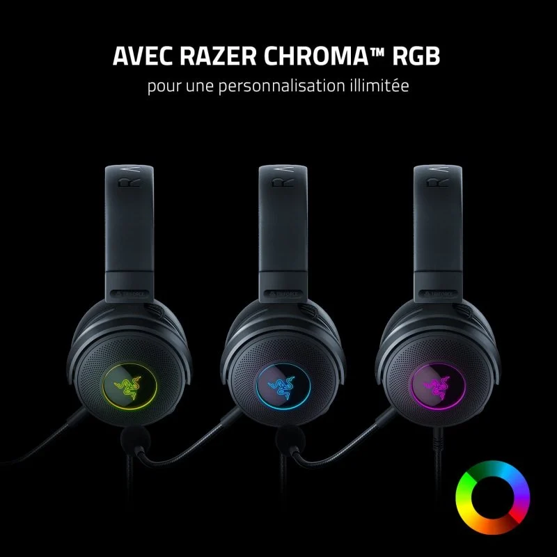 Thumbnail 2 de Razer Kraken V3 Auriculares gaming 7.1 negros