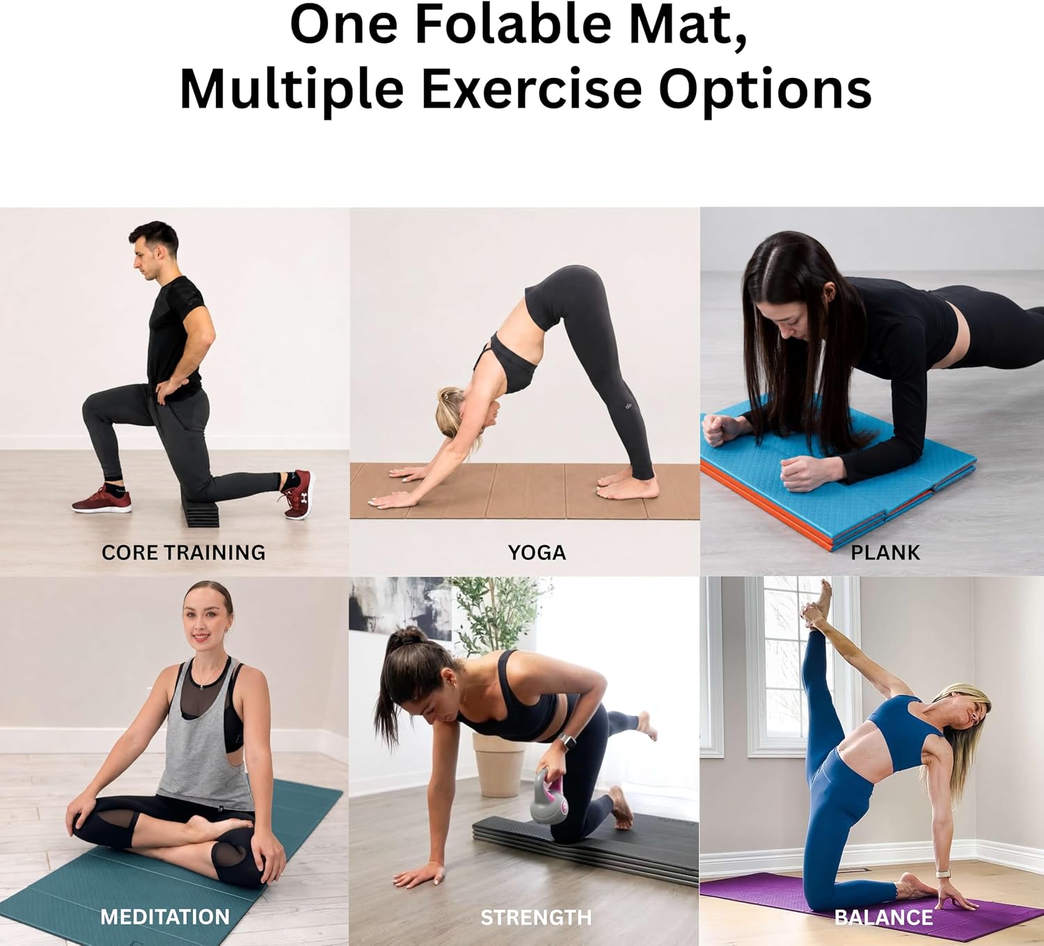 Thumbnail 6 de Feetlu Foldable Yoga Exercise Mat ๐งโ