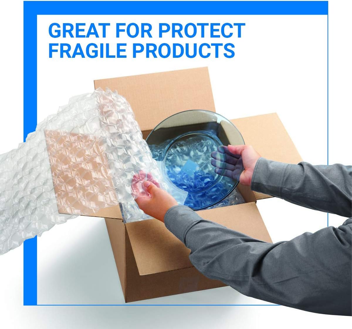 Thumbnail 3 de Bubble Cushioning Wrap Rolls 3/16" x 12" x 72' 📦