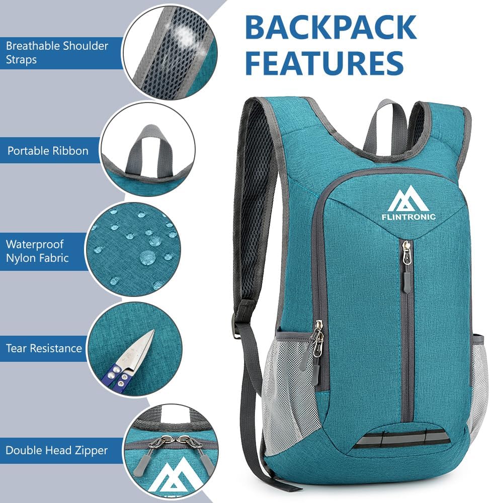Detalle 2 de flintronic 16L Mochila plegable ultraligera 16L