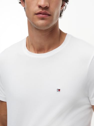 Detalle de Tommy Hilfiger Rundhals T-Shirt – Kurzarm, Größe S