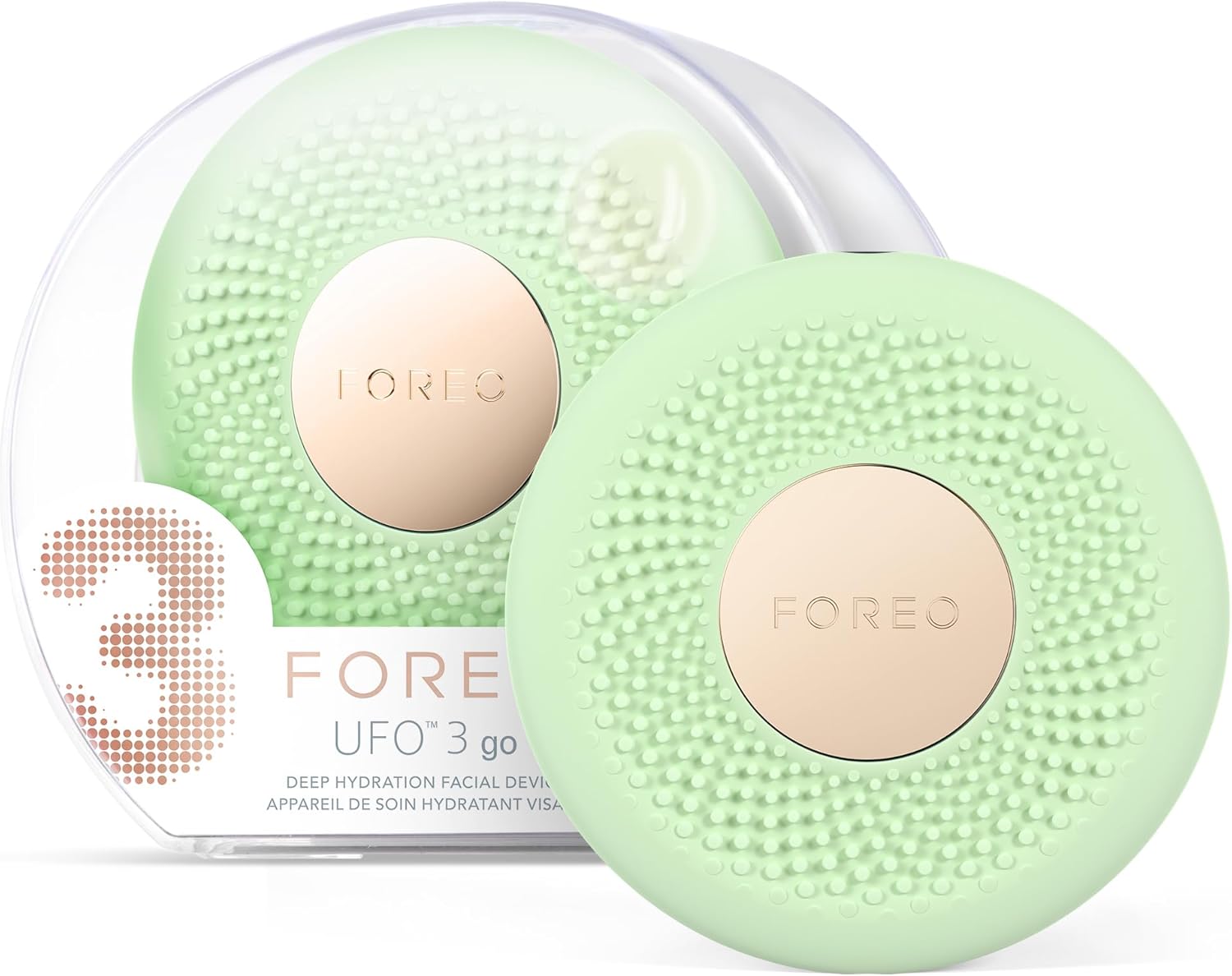 Detalle de FOREO UFO 3 go Hautpflegegerät mit 8 Farben