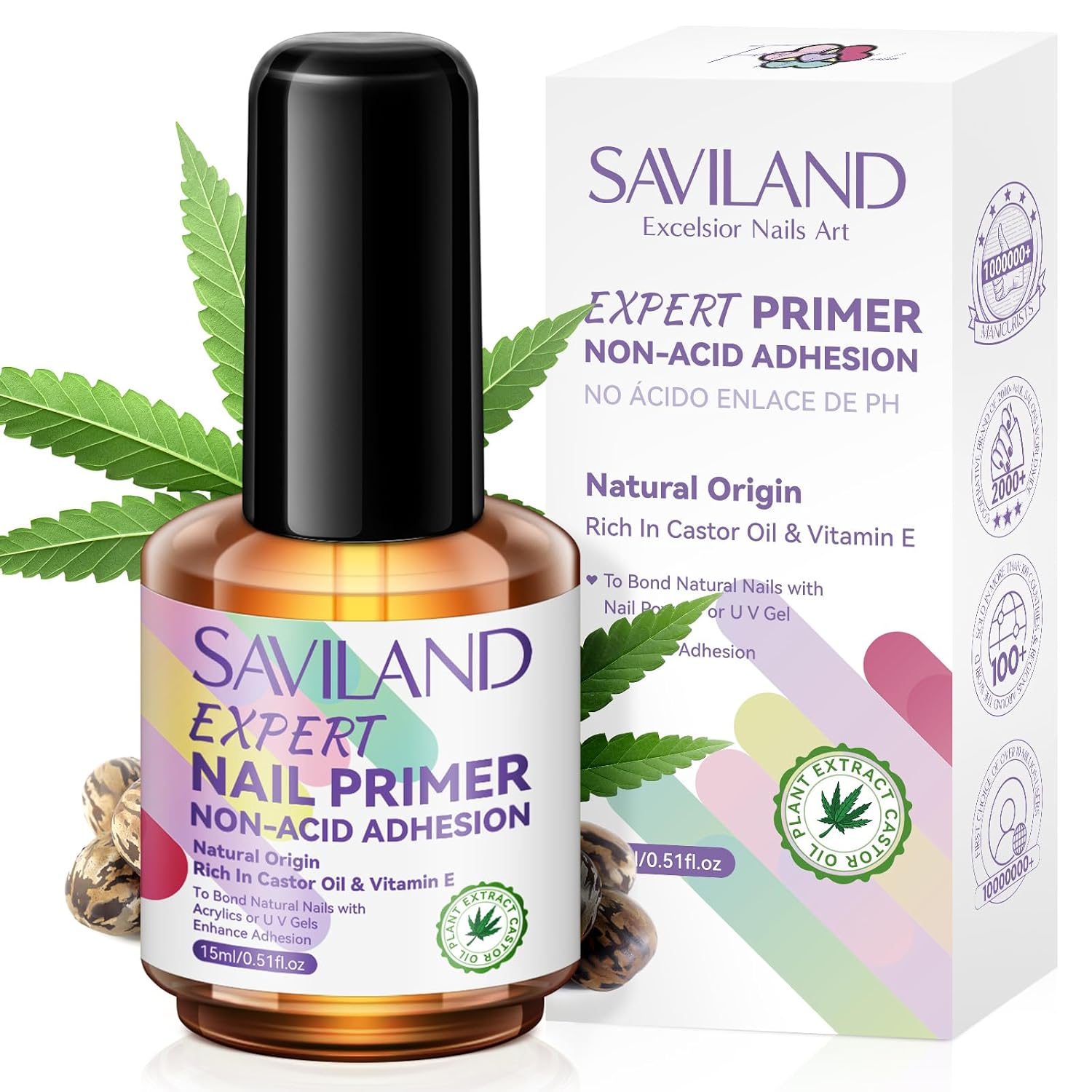Thumbnail 6 de Saviland Dehydrator und Acid-Free Primer für Gelnägel – 15 ml × 2er Set, ohne UV-Lampe