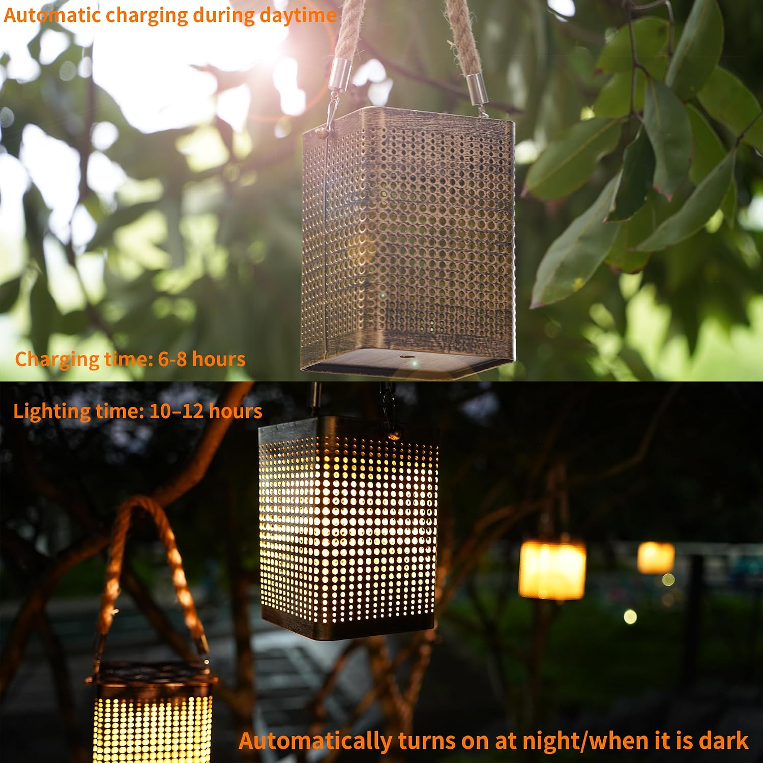 Thumbnail 2 de KarlpaSW Solar Lanterns 2-Pack Outdoor Lights