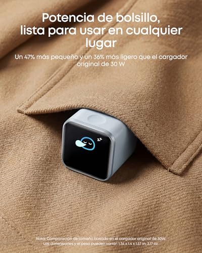 Thumbnail 5 de Anker Nano Cargador USB-C inteligente 45 W con reconocimiento para iPhone