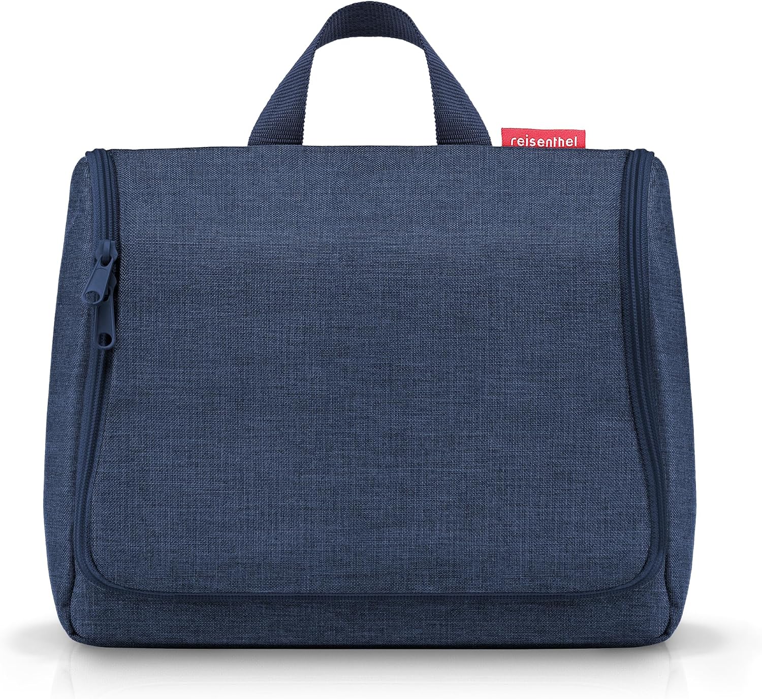 Detalle de reisenthel toiletbag XL dots White – Großer Kulturbeutel mit Haken, wasserabweisend