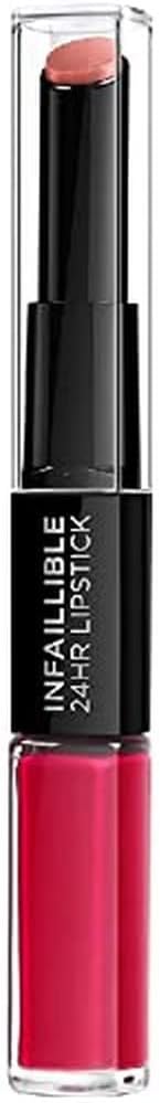 Thumbnail 1 de L’Oréal Paris Infaillible 2-Step 501 Timeless Red – Rouge à Lèvres 24H, Baume Hydratant, 6 ml