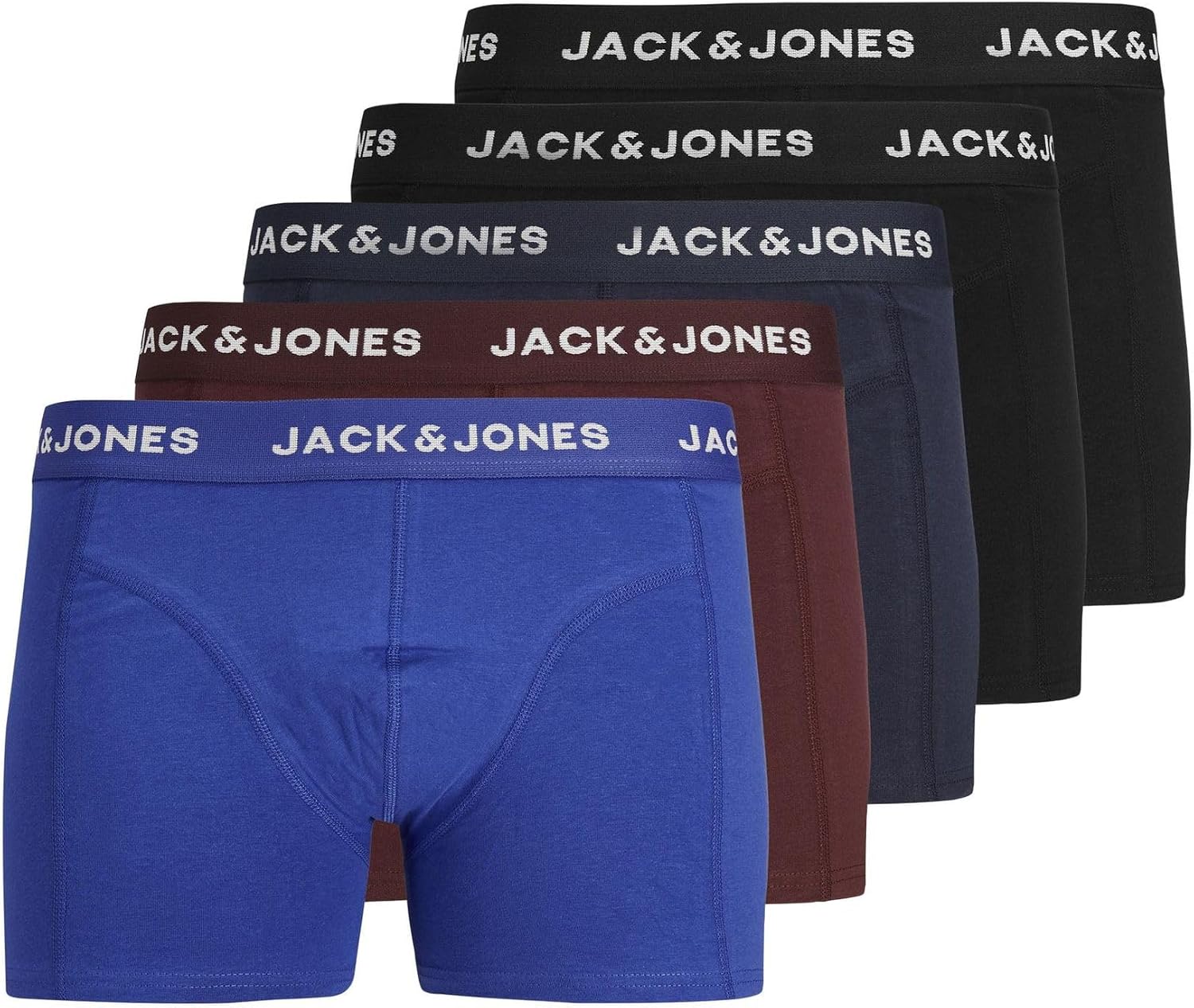 Thumbnail 5 de Jack & Jones Plus Jacoliver PlsCalzoncillos para baño (5 uds) – XXXLXXXL para hombre