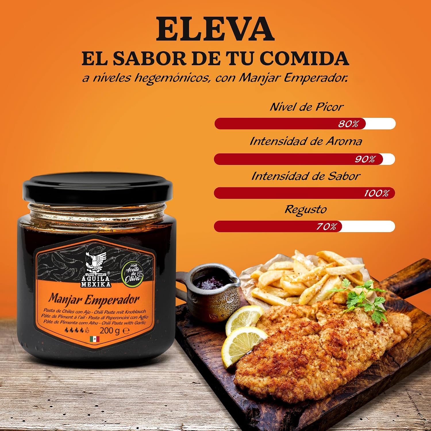 Thumbnail 5 de ÁGUILA MEXIKA | Salsa Macha Gourmet 🌶️ - 3 Chiles Mexicanos