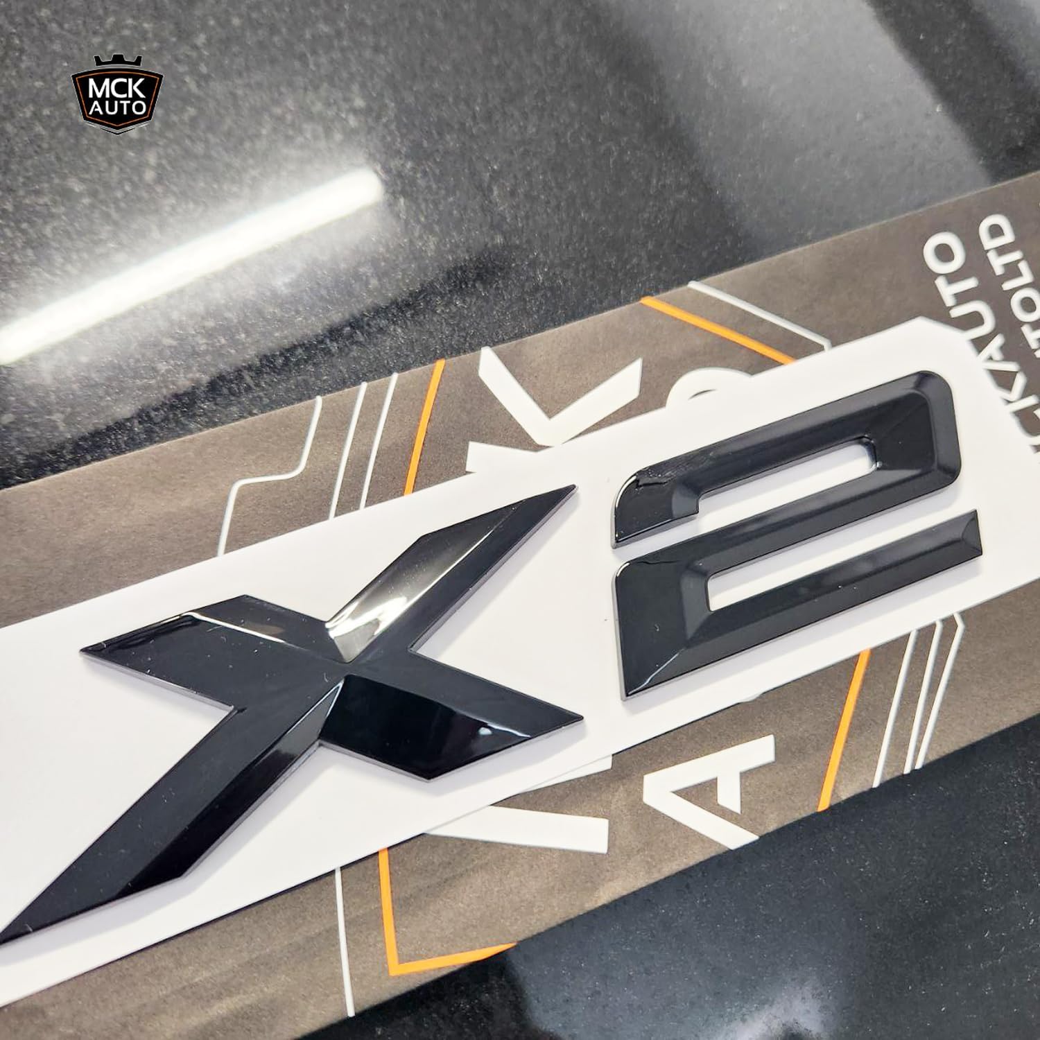 Thumbnail 4 de MCK Auto X2 Black Glossy Rear Boot Badge
