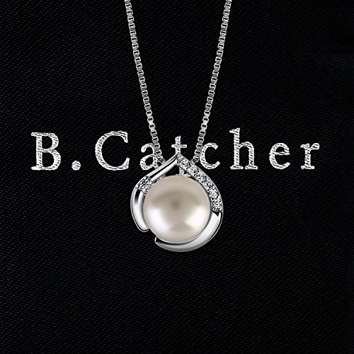 Thumbnail 8 de B.Catcher Collar de Perlas de Agua Dulce en Plata de Ley 925, 8 mm, 45 cm