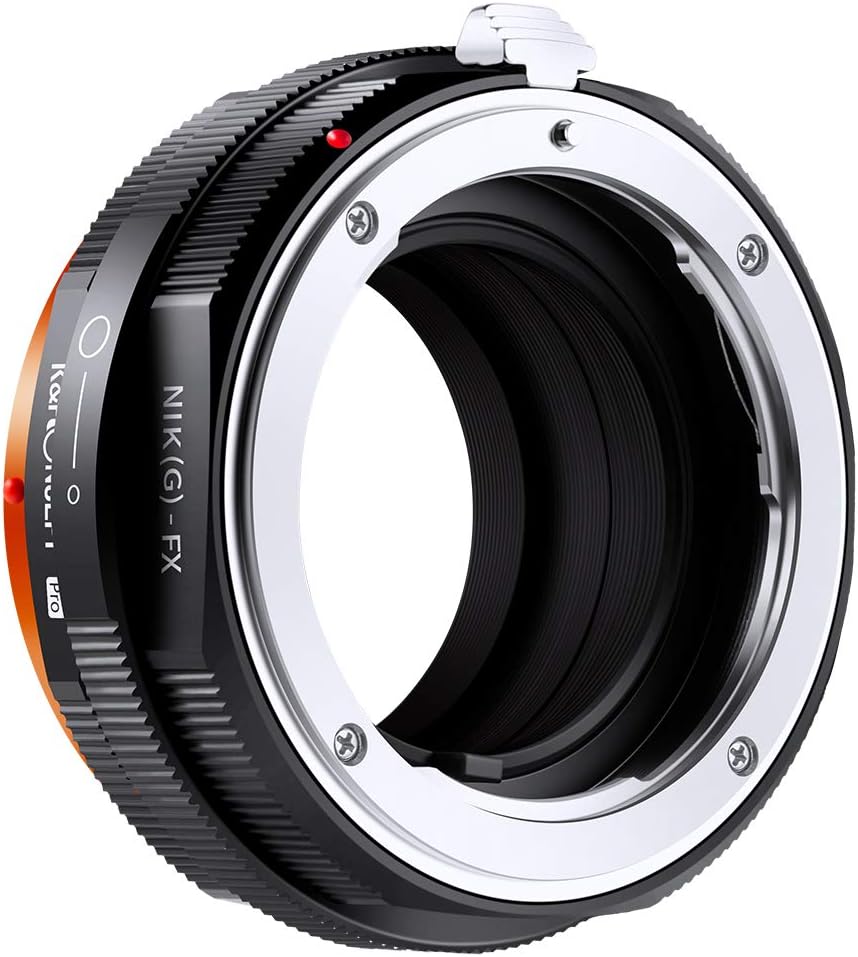 Detalle de K&F CONCEPT M18115 Adapterring Nikon NIK(G)-FX mit Blendenring für Fujifilm X-Kameras