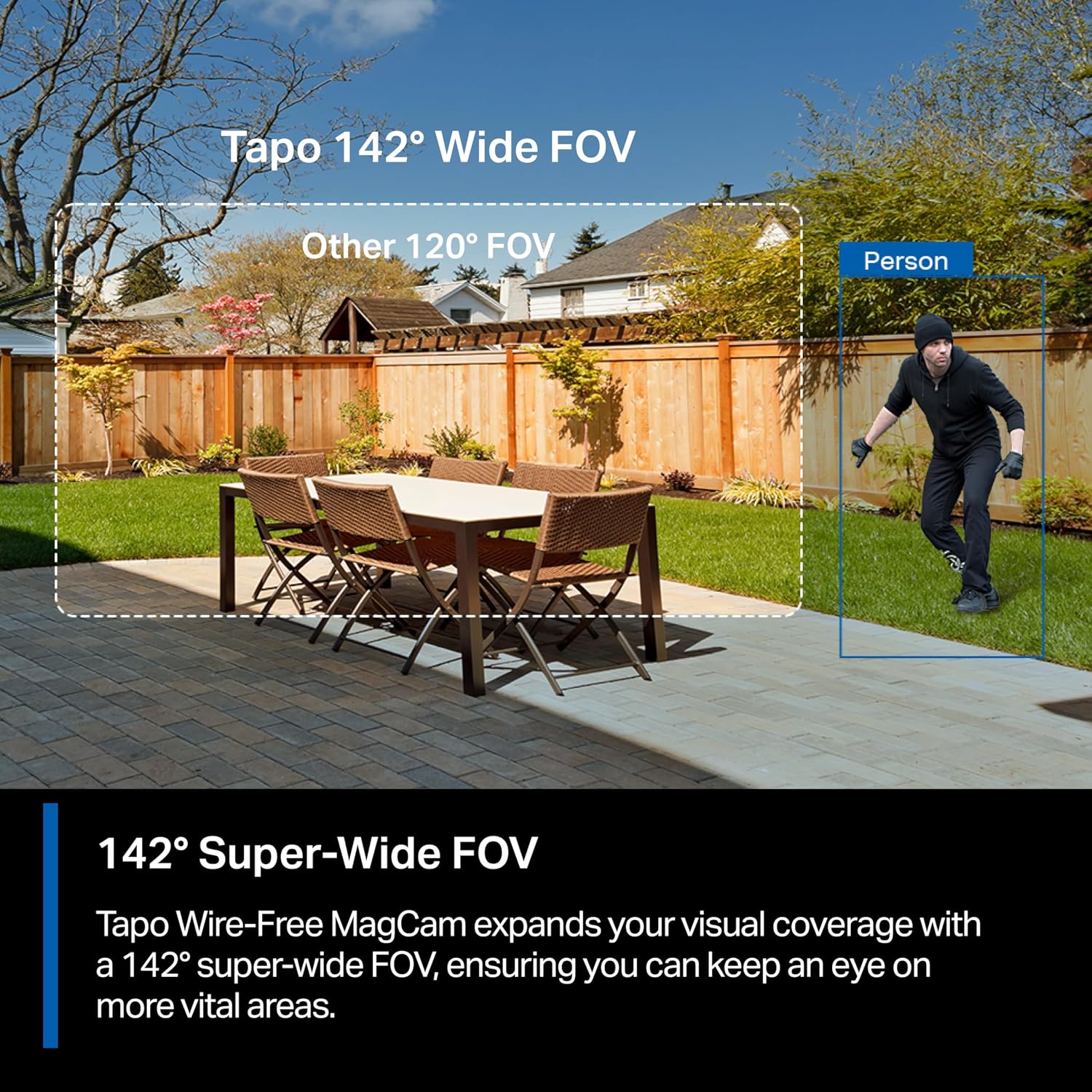 Thumbnail 2 de Tapo MagCam 2K Wireless Battery Security Camera