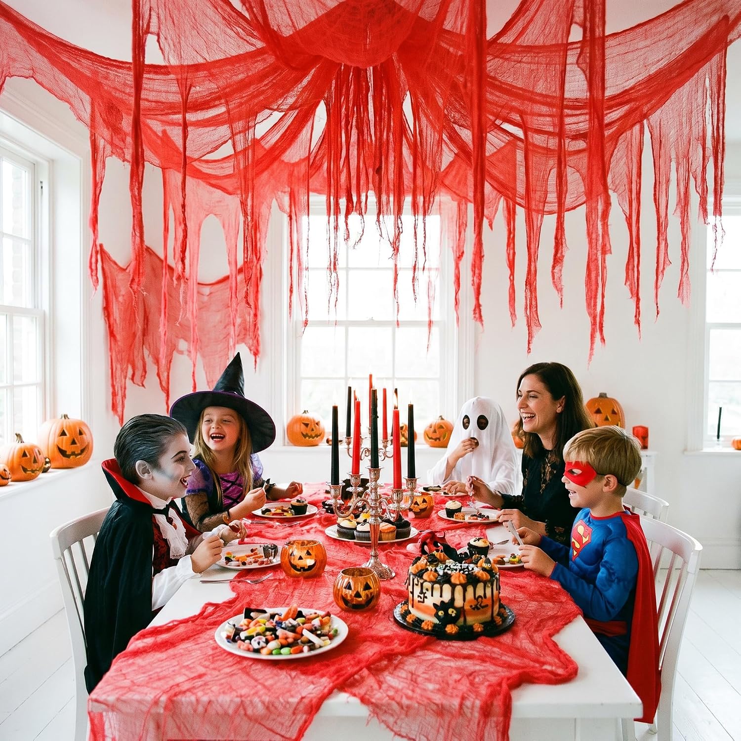 Thumbnail 6 de RunNico Halloween gauze decoration, 300" x 39