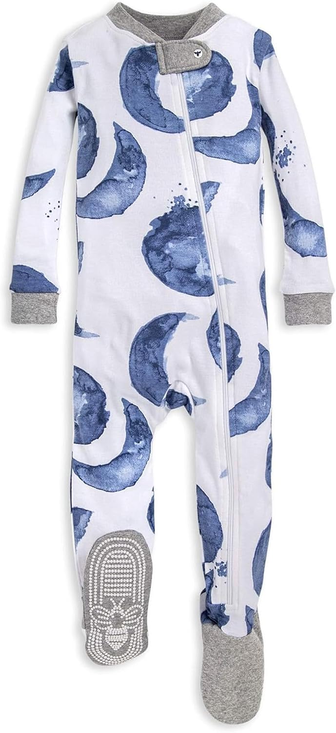 Thumbnail 5 de Burt's Bees Baby baby-boys Organic Cotton Zip-Up Footie Sleeper Pajamas (1-Piece)