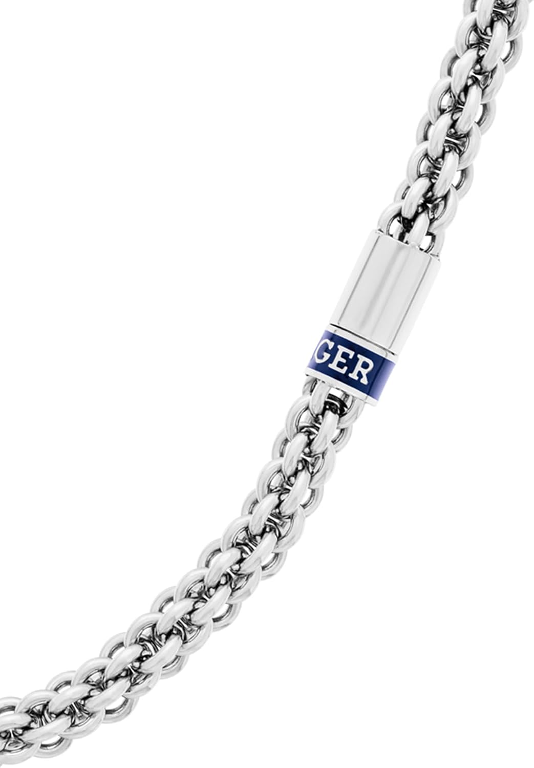 Detalle 2 de Tommy Hilfiger Jewelry Gliederarmband oder Halskette für Herren – Verschlungene Kreise in Silber oder Gold