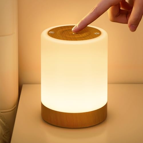 Detalle de NIWOHOM Lampe de Chevet tactile 256 couleurs RVB – 5 modes lumineux et mémoire