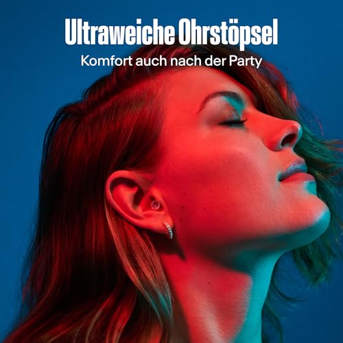 Thumbnail 3 de Alpine PartyPlug Gehörschutz Ohrstöpsel – 19 dB, wiederverwendbar, 3 Größen (S/M/L), transparent