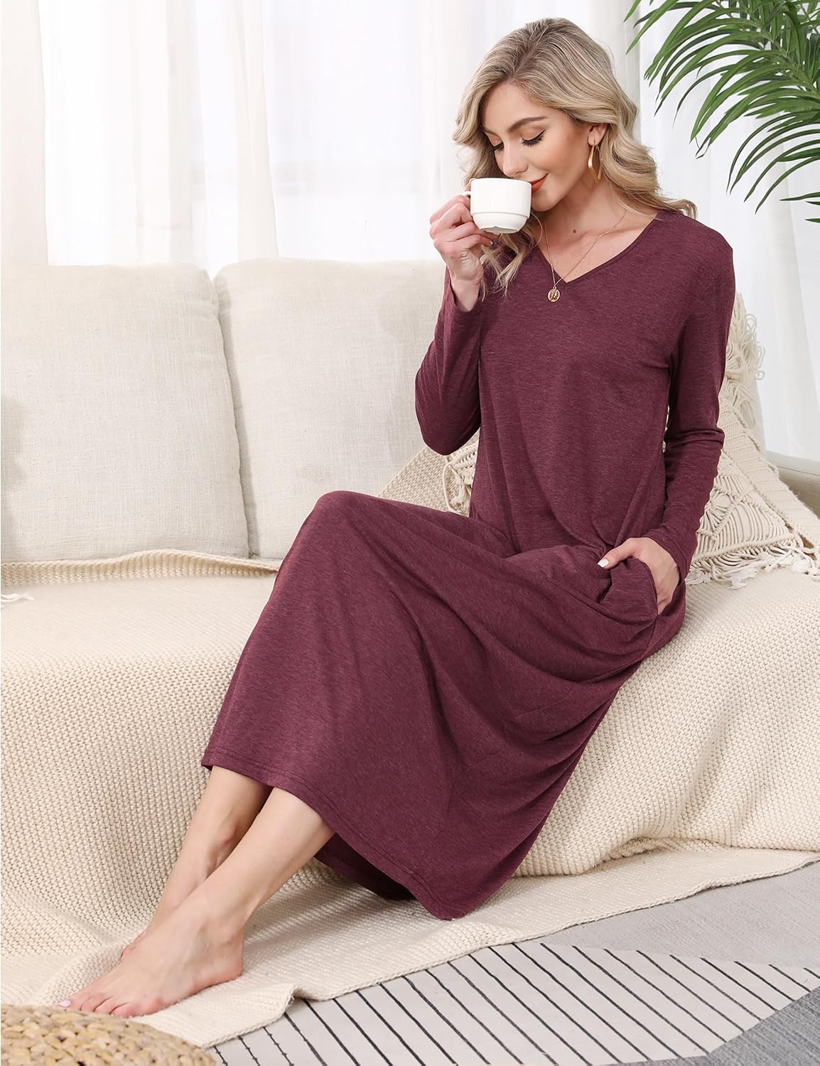 Thumbnail 3 de Sykooria Cotton Baggy Nightgown