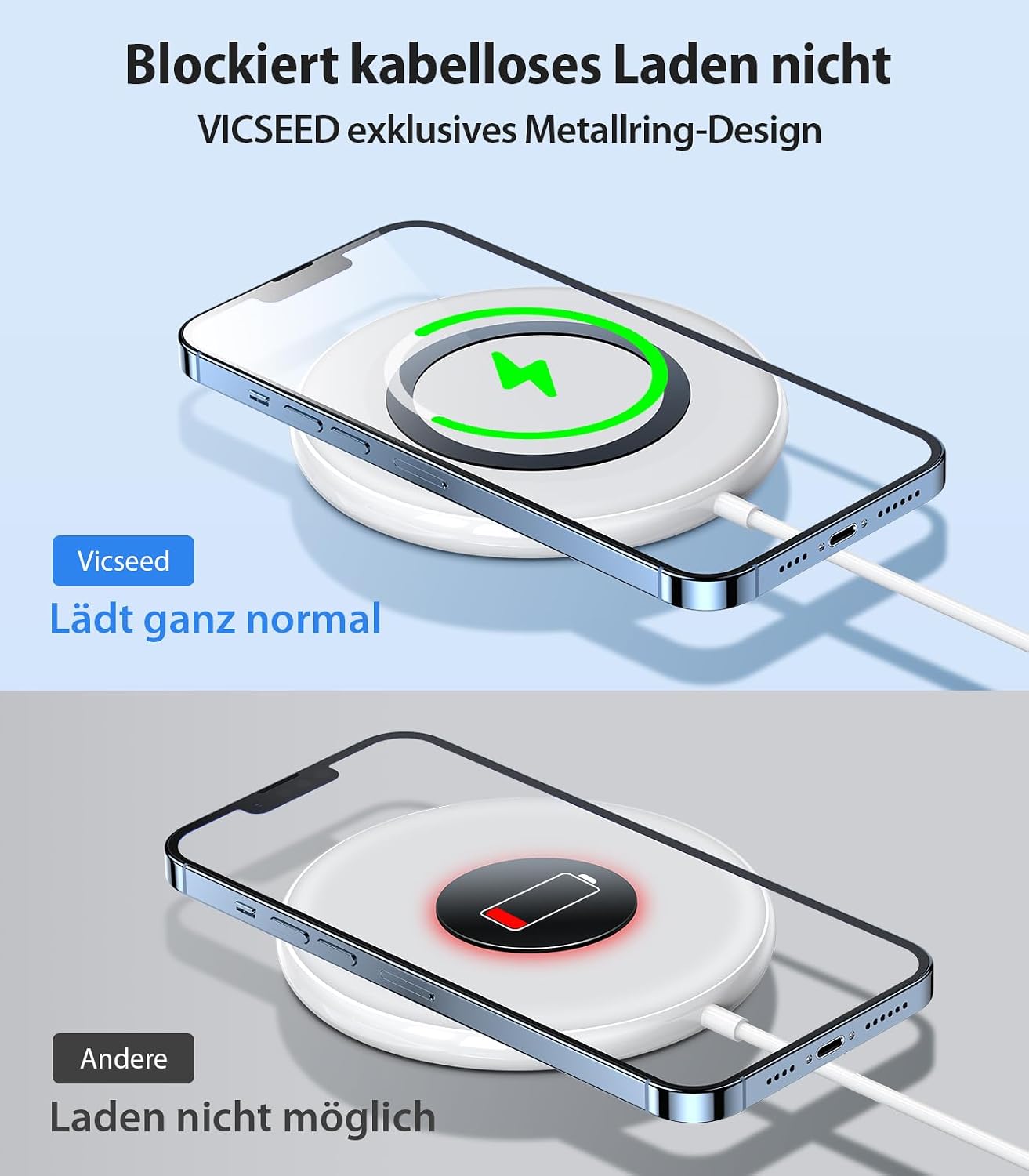 Thumbnail 6 de VICSEED Handyhalterung Auto Magnet Lüftung für MagSafe – starke Haltekraft (20 x N55)