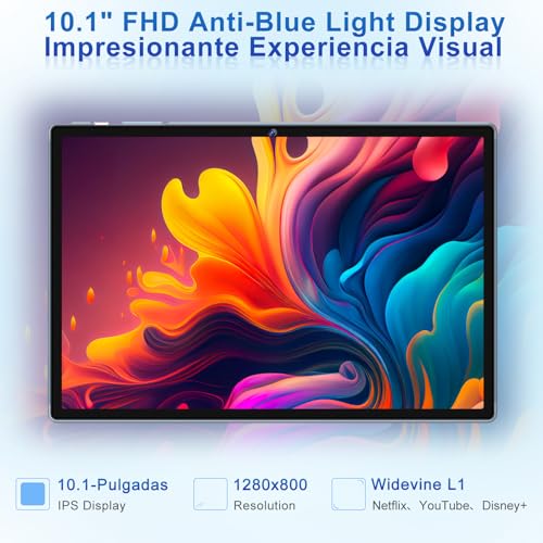 Detalle de BIEGEDY B25 Tablet Android 15 con Gemini AI – 10'', 30 GB RAM, 128 GB ROM, 5G WiFi 6, Keyboard y Ratón