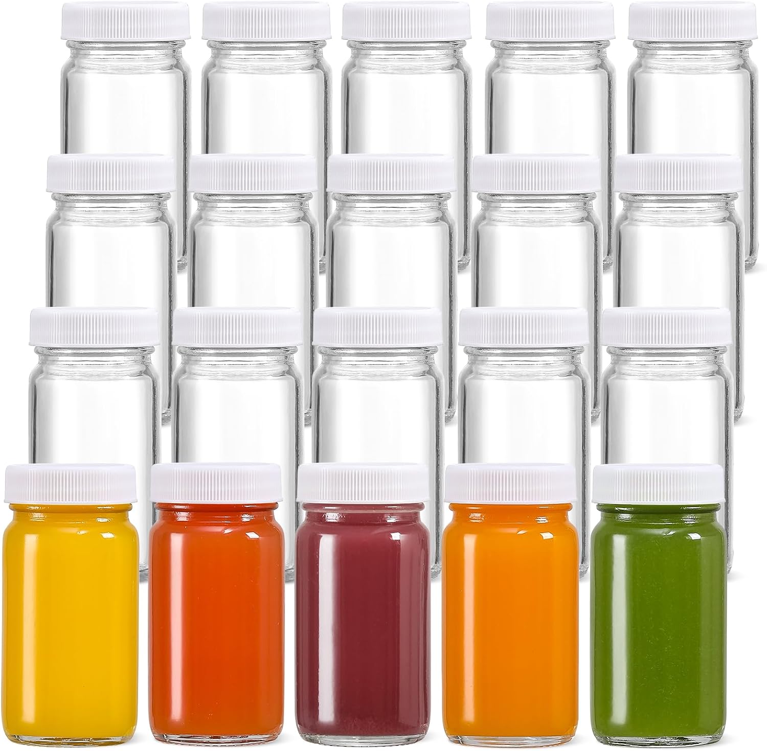 Thumbnail 6 de 20 Pack 2 oz Glass Shot Bottles