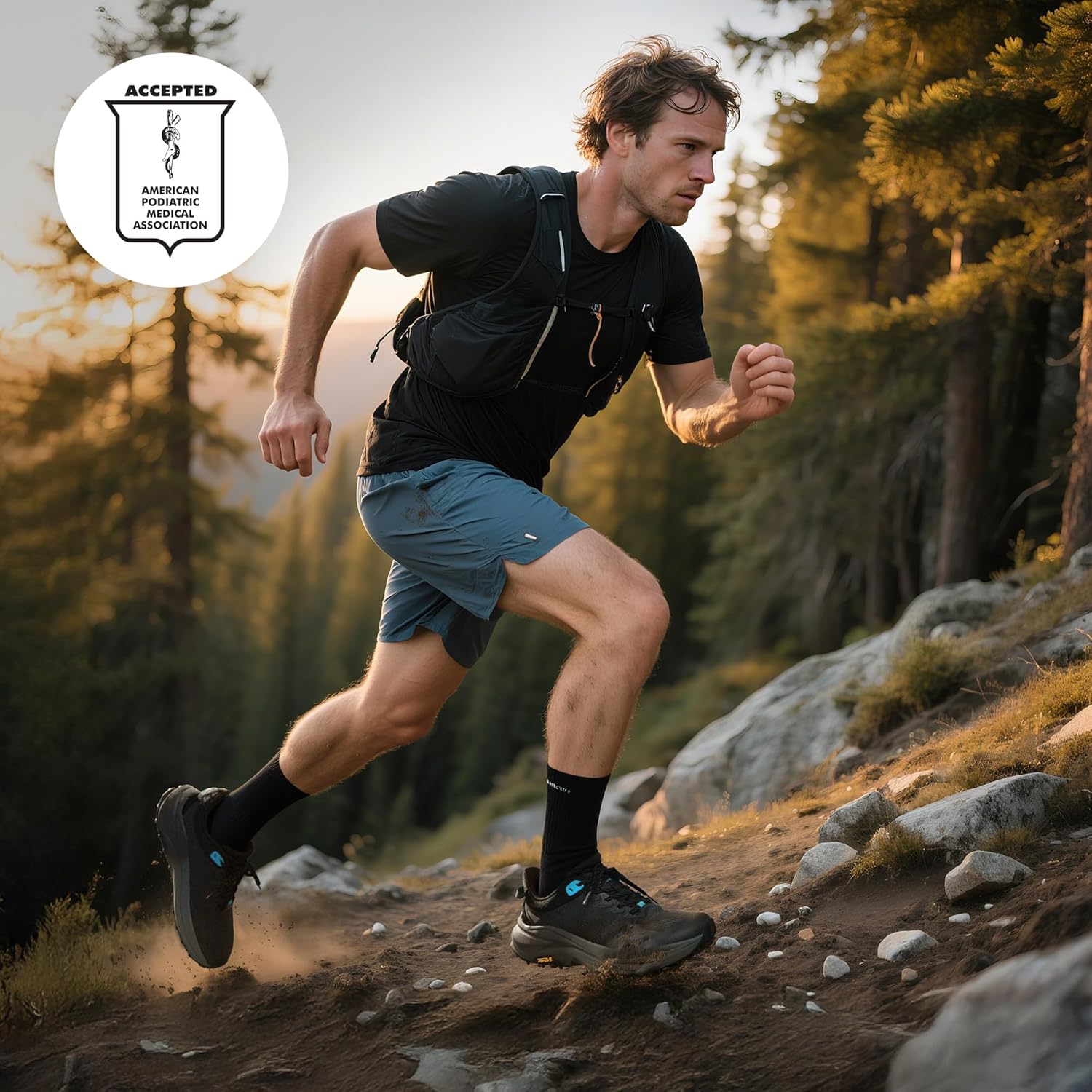 Thumbnail 1 de NORTIV 8 Wide Toe Box Trail Running Shoes