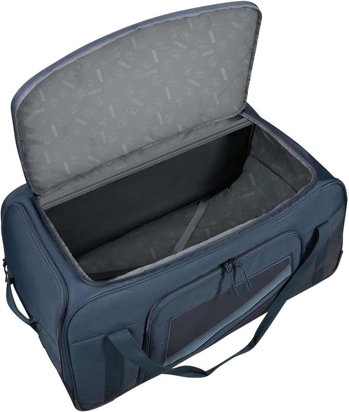 Detalle de American Tourister City Racer borsone con ruote 77 cm, 129 L (blu navy)