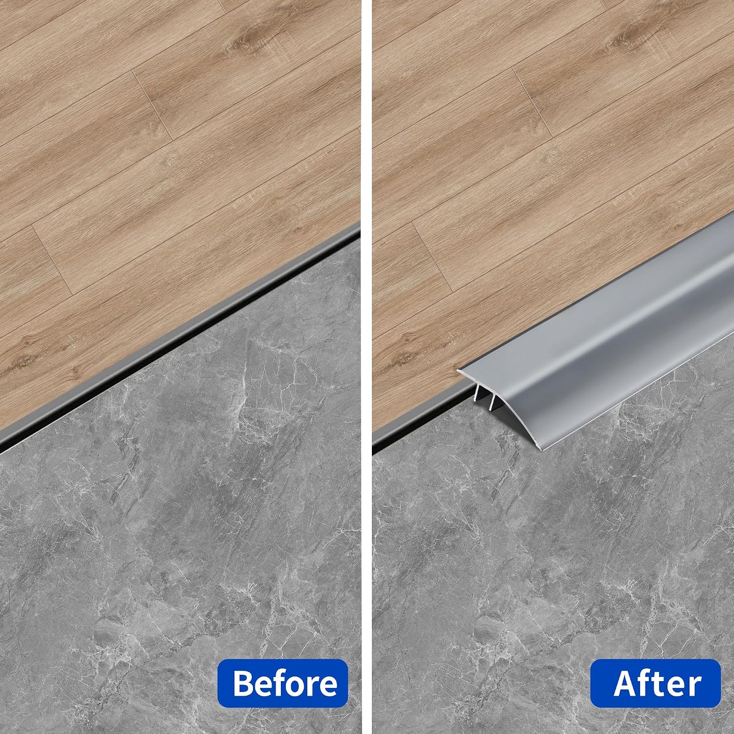 Detalle 2 de Zayejod 2 Pack floor transition strip 0.9m