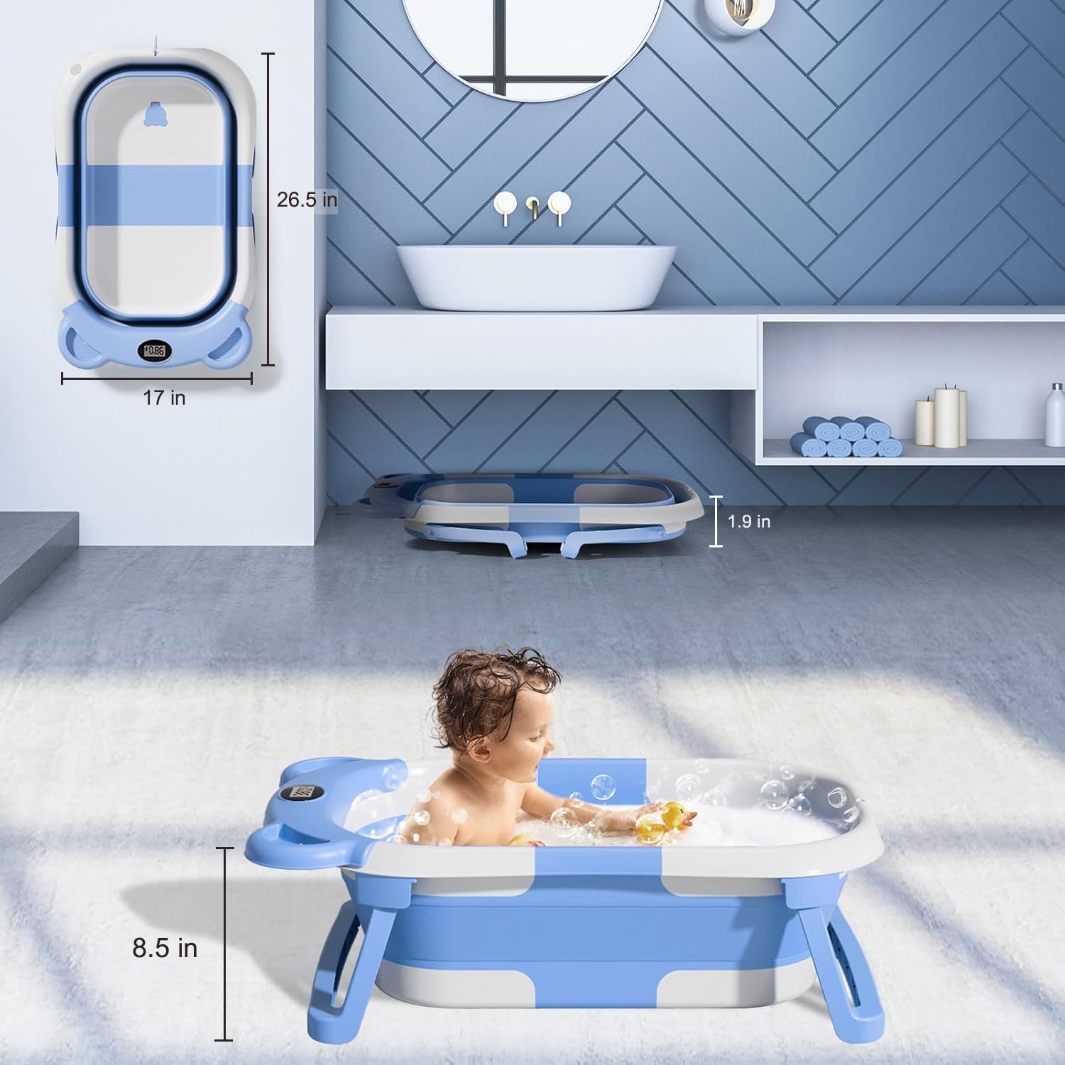 Thumbnail 2 de TPN Collapsible Baby Bathtub 0-36 Months