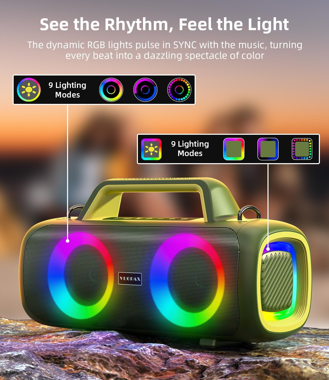 Detalle 2 de VUOPAX Altavoz Bluetooth 140W