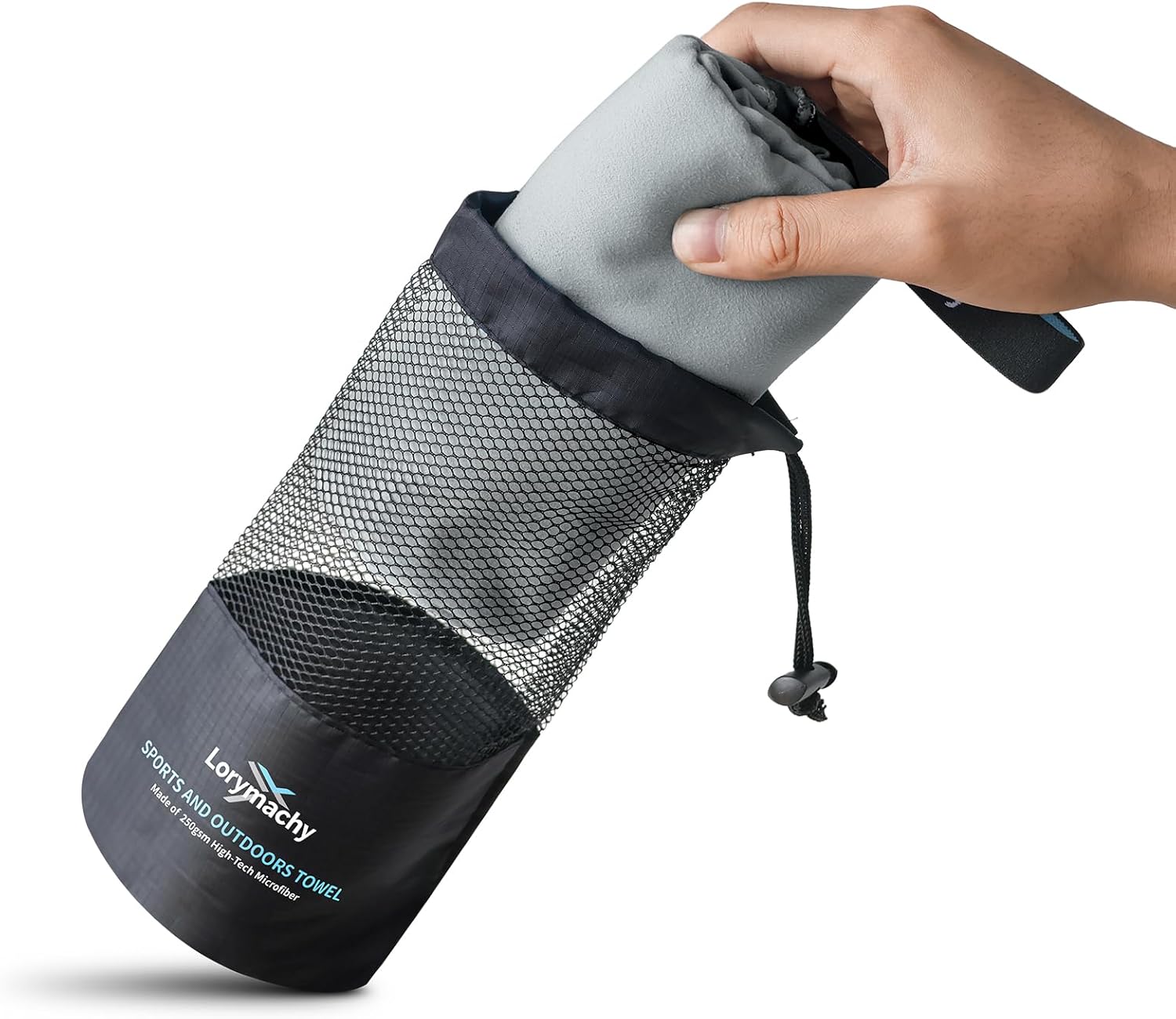 Thumbnail 1 de Microfibre Towel 40×80cm Silver-ion Infused Fabric – Quick Dry, Lightweight & Highly Absorbent