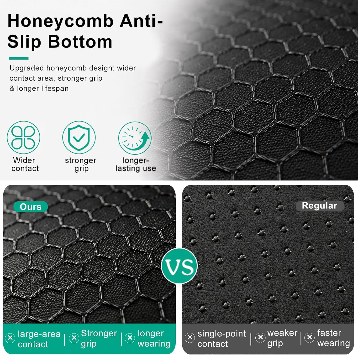 Detalle de Memory Foam Camping Mattress Pad for Adults — Waterproof, Non-Slip Roll-Up Floor Sleeping Mat