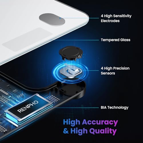 Thumbnail 1 de RENPHO Elis 1: báscula inteligente de grasa corporal y muscular con app y Bluetooth